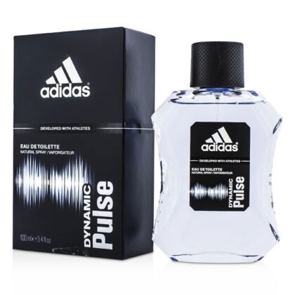 Adidas Dynamic Pulse de Adidas: ozono, lavanda y almizcle en una fragancia fresca, deportiva y duradera.