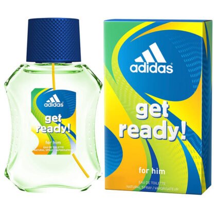 Adidas Get Ready! For Him de Adidas: piña, lavanda y sándalo en una fragancia fresca, deportiva y masculina.