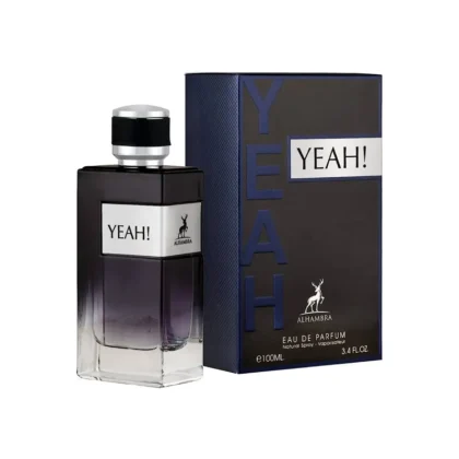 ¡Yeah! de Maison Alhambra: cítrica, especiada y amaderada. Una fragancia masculina versátil para destacar con frescura y estilo.
