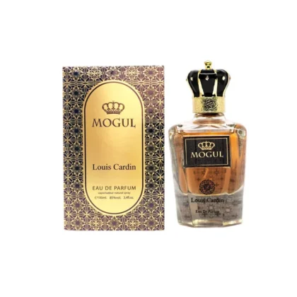 Mogul Louis Cardin: lábdano, pachulí y oud en una fragancia masculina poderosa, elegante y duradera.