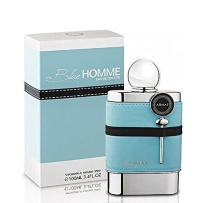Blue Homme de Armaf: cítricos, lavanda y vainilla en una fragancia fresca, versátil y masculina.