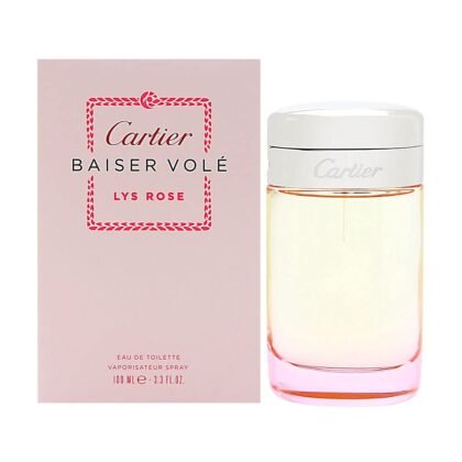 Descubre Baiser Volé Lys Rose, una fragancia floral afrutada con lirio rosa, frambuesa y vainilla que evoca un beso robado.