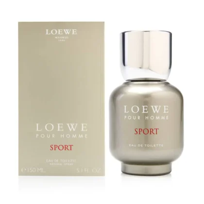 Loewe pour Homme Sport de Loewe, aroma cítrico y elegante con yuzu, lavanda y vetiver. Energía refinada para hombres activos.