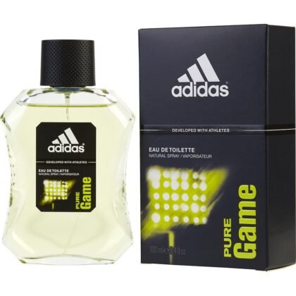 Pure Game de Adidas: cítricos, lavanda y sándalo en una fragancia fresca, deportiva y masculina.