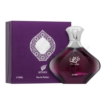 Descubre Turathi Purple, una fragancia especiada con frutas rojas, jazmín y vainilla que seduce con elegancia y misterio