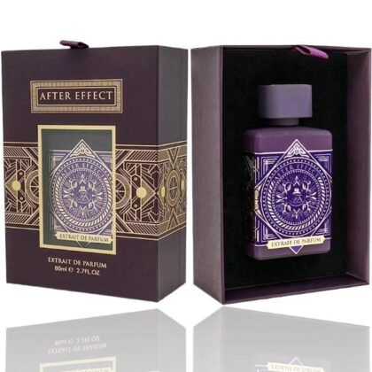 Descubre After Effect de Fragrance World, una fragancia unisex ámbar-floral con tabaco, rosas y fondo cálido de vainilla y oud.