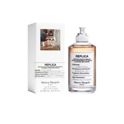 Coffee Break de Maison Martin Margiela: café, lavanda y vainilla en una fragancia cálida y reconfortante para momentos íntimos.