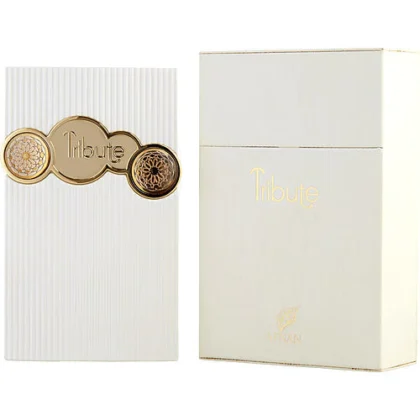 Descubre Tribute White de Afnan, una fragancia floral-frutal con manzana, jazmín y fondo cálido de vainilla y almizcle.