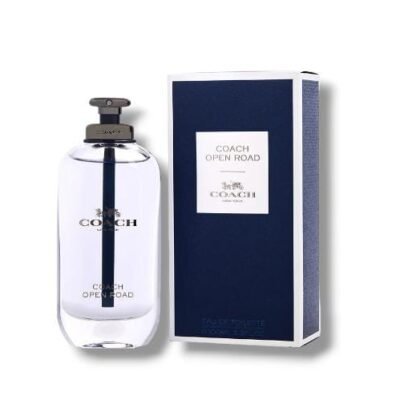 Open Road de Coach: limón, lavanda y vetiver en una fragancia fresca y masculina para espíritus aventureros.