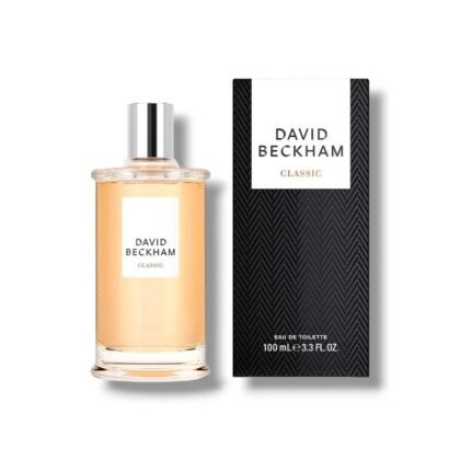Classic de David Beckham: lima, ciprés y vetiver en una fragancia fresca y elegante para hombres con estilo clásico y moderno.