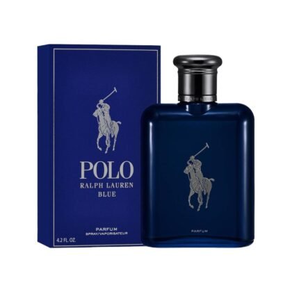 Polo Blue Parfum de Ralph Lauren: mandarina, lavanda y pachulí en una fragancia fresca y sofisticada para el hombre moderno.
