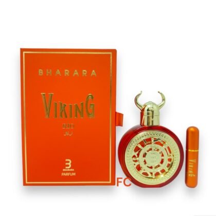 Bharara Viking Rio Parfum: cacao, jazmín y caramelo en una fragancia unisex cálida y seductora para espíritus intensos.