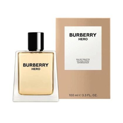 Hero de Burberry, fragancia masculina con cedros, incienso y amyris. Fuerza, misterio y sofisticación en tres versiones intensas.