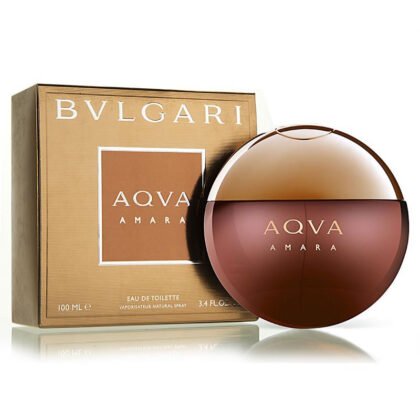 Aqva Amara de Bvlgari: mandarina, neroli y pachulí en una fragancia masculina intensa y mediterránea.