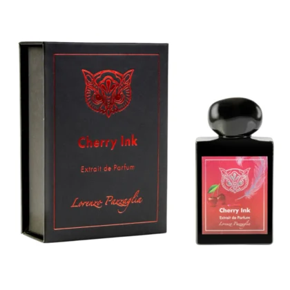 Cherry Ink de Lorenzo Pazzaglia, perfume unisex con cereza, tinta y oud. Oscuro, adictivo y provocador. Una firma olfativa inolvidable.