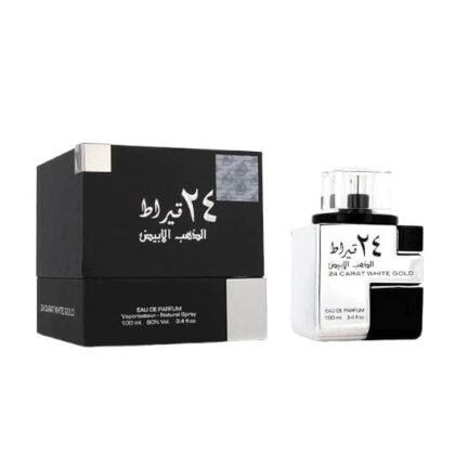 Perfume Árabe Lattafa 24 Carat White Gold Eau de Parfum 100ml Unisex