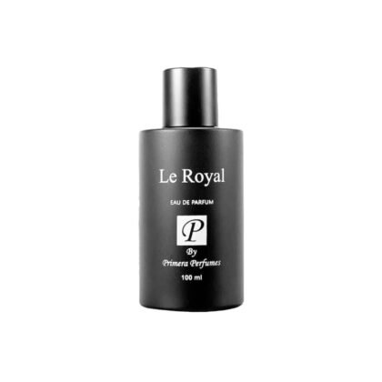 Le Royal de Primera Perfumes, perfume unisex con azafrán, tonka y almizcle. Poder, elegancia y lujo en cada nota.