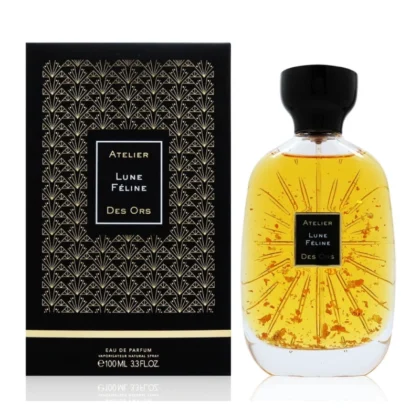 Lune Feline de Atelier des Ors: vainilla de Tahití, especias y maderas en una fragancia lunar, sensual y envolvente.