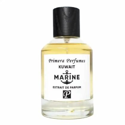 Marine de Primera Perfumes, fragancia cítrica y verde con albahaca, mimosa y vetiver. Frescura costera y sofisticación natural.