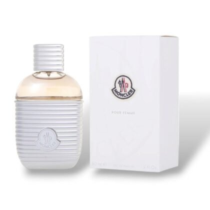 Moncler pour Femme: bergamota, flores blancas y vainilla en una fragancia luminosa y sofisticada.