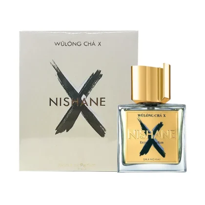 Wulong Cha X de Nishane, perfume unisex con cítricos, té verde y higo. Frescura oriental con elegancia serena.