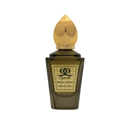 Qamar Royal Aswad: oud, especias y maderas oscuras en una fragancia oriental intensa, elegante y misteriosa.