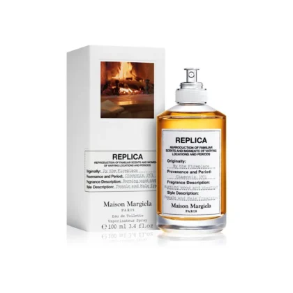 By the Fireplace de Maison Martin Margiela: aroma cálido de castaña, vainilla y madera. Un perfume nostálgico y reconfortante
