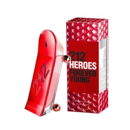 212 Heroes For Her Collector’s Edition: perfume con frambuesa, azahar y sándalo. Vibrante, sensual y moderno. Ideal para mujeres audaces.