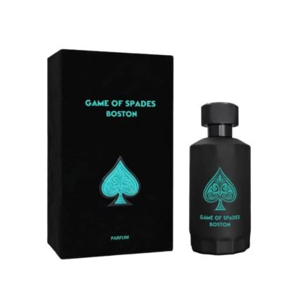 Game of Spades Boston de Jo Milano: perfume masculino con piña, grosellero y vetiver. Fresco, elegante y duradero. Inspirado en la armonía urbana.