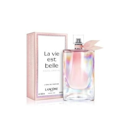 La Vie Est Belle Soleil Cristal de Lancôme: perfume solar con mandarina, jazmín y vainilla. Radiante, cálido y femenino. Ilumina cada momento.