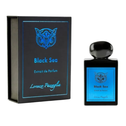 Black Sea de Lorenzo Pazzaglia: sal, ozono y ámbar gris en una fragancia marina intensa y misteriosa para espíritus libres y sofisticados.