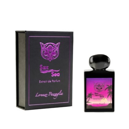 Sex-Sea de Lorenzo Pazzaglia: cítricos, flores blancas y ámbar gris en una fragancia salina y provocadora que seduce como un atardecer en la playa.