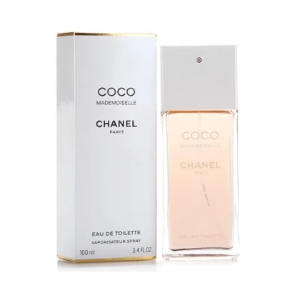 Coco Mademoiselle Eau de Toilette de Chanel: cítricos, rosa y almizcle en una fragancia fresca y sofisticada.