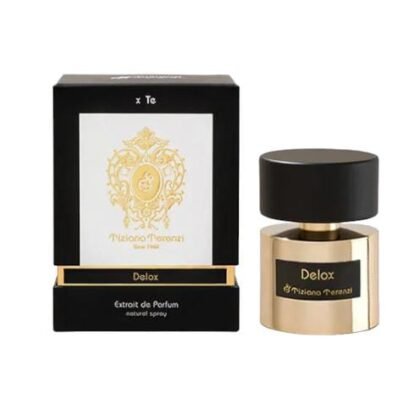 Delox de Tiziana Terenzi: aroma gourmand con café, rosa y vainilla. Lujo solar y sensualidad envolvente.