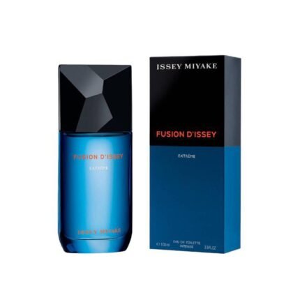 Fusion d'Issey Extrême de Issey Miyake: bergamota, menta y ámbar mineral en una fragancia masculina, fresca y poderosa. Energía volcánica.