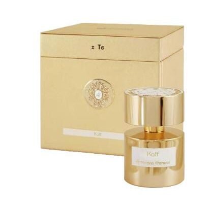 Kaff de Tiziana Terenzi: aroma especiado y cósmico con jengibre, rosa y oud. Intensidad estelar y elegancia profunda.