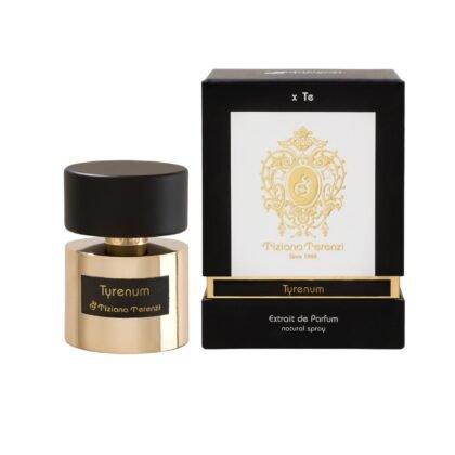 Tyrenum de Tiziana Terenzi: aroma marino y ambarado con rosa, sal y oud. Lujo mediterráneo y misterio costero.