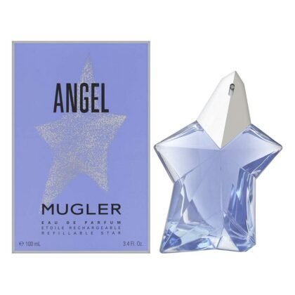 Angel de Mugler es una fragancia gourmand con bergamota, miel y chocolate. Dulzura celestial y poder femenino en cada nota.