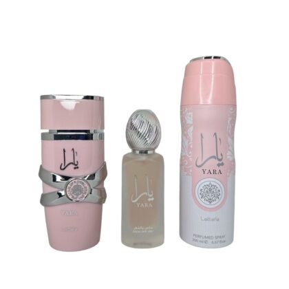 Perfume Lattafa Yara Eau de Parfum 100ml 3 Piezas Mujer