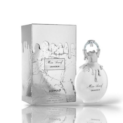 Grandeur de Armaf: bergamota, lavanda y cedro en una fragancia masculina, elegante y poderosa. Ideal para destacar con estilo.