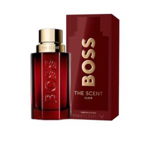 Hugo Boss The Scent Elixir: pimienta rosa, ámbar y cuero en una fragancia intensa, femenina y seductora. Atrévete a destacar.