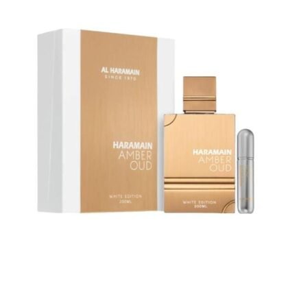 Perfume Al Haramain Amber Oud White Edition Eau de Parfum 200ml Mujer