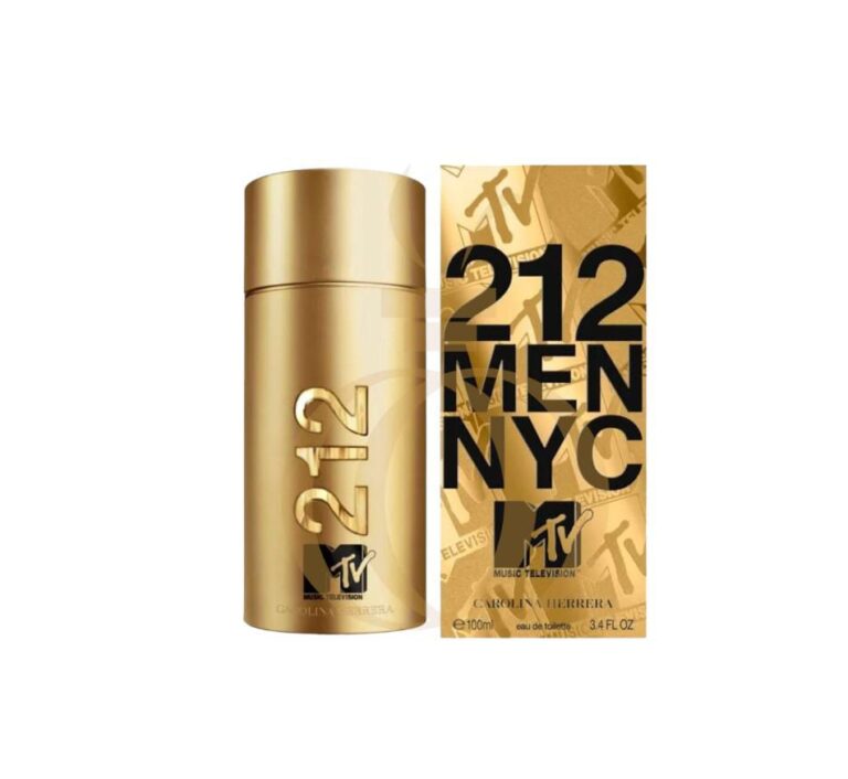 Perfume Carolina Herrera 212 Men Nyc Mtv Eau De Toilette 100ml Hombre