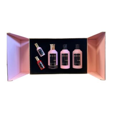Perfume Estuche Bharara Rose EDP 5 Piezas Mujer
