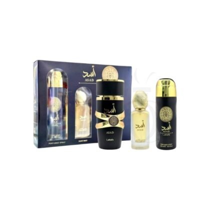 Lattafa Asad Estuche Eau de Parfum 100ml 3 Piezas Hombre