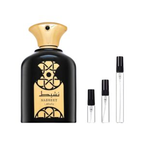 Nasheet: jengibre, lavanda y oud en una fragancia masculina intensa, elegante y llena de carácter.