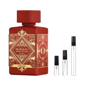 Descubre la elegancia de Lattafa Sublime: mandarina, jazmín y vainilla en una mezcla seductora y atemporal.