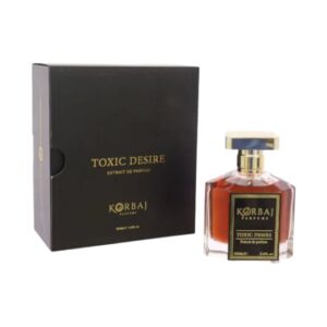 Perfume Korbaj Toxic Desire: cálido, dulce y seductor. Una fragancia unisex intensa y envolvente. ¡Descúbrela!