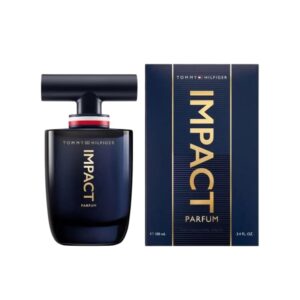 Tommy Impact Parfum: una fragancia vibrante, masculina y audaz. Notas especiadas, herbales y amaderadas para un carácter inolvidable.