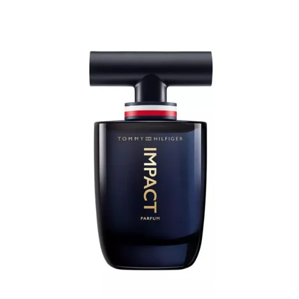 Tommy Impact Parfum: una fragancia vibrante, masculina y audaz. Notas especiadas, herbales y amaderadas para un carácter inolvidable.